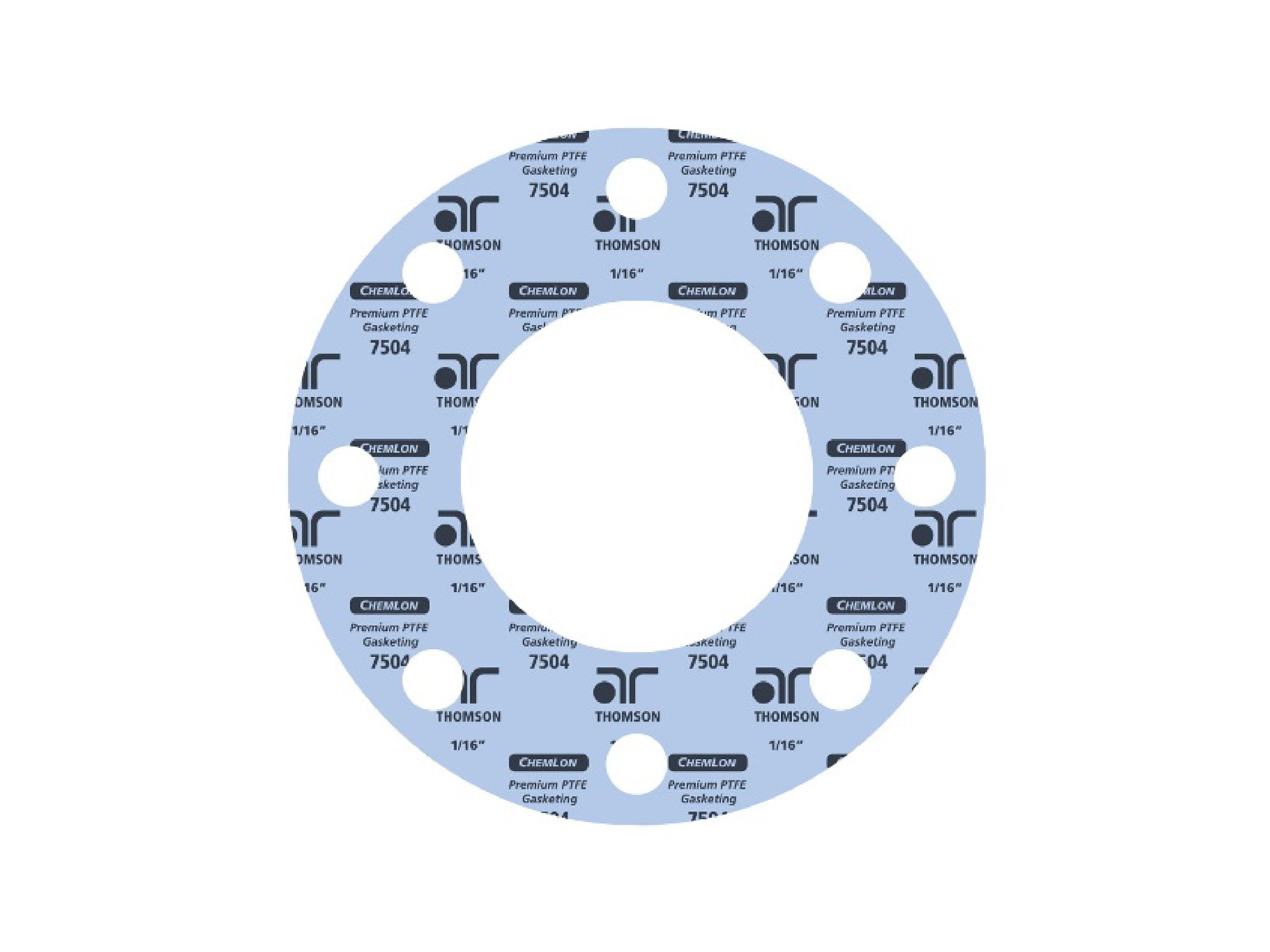 Full Face Gasket CHEMLON® 7504 - Genuine Teflon™ & Glass