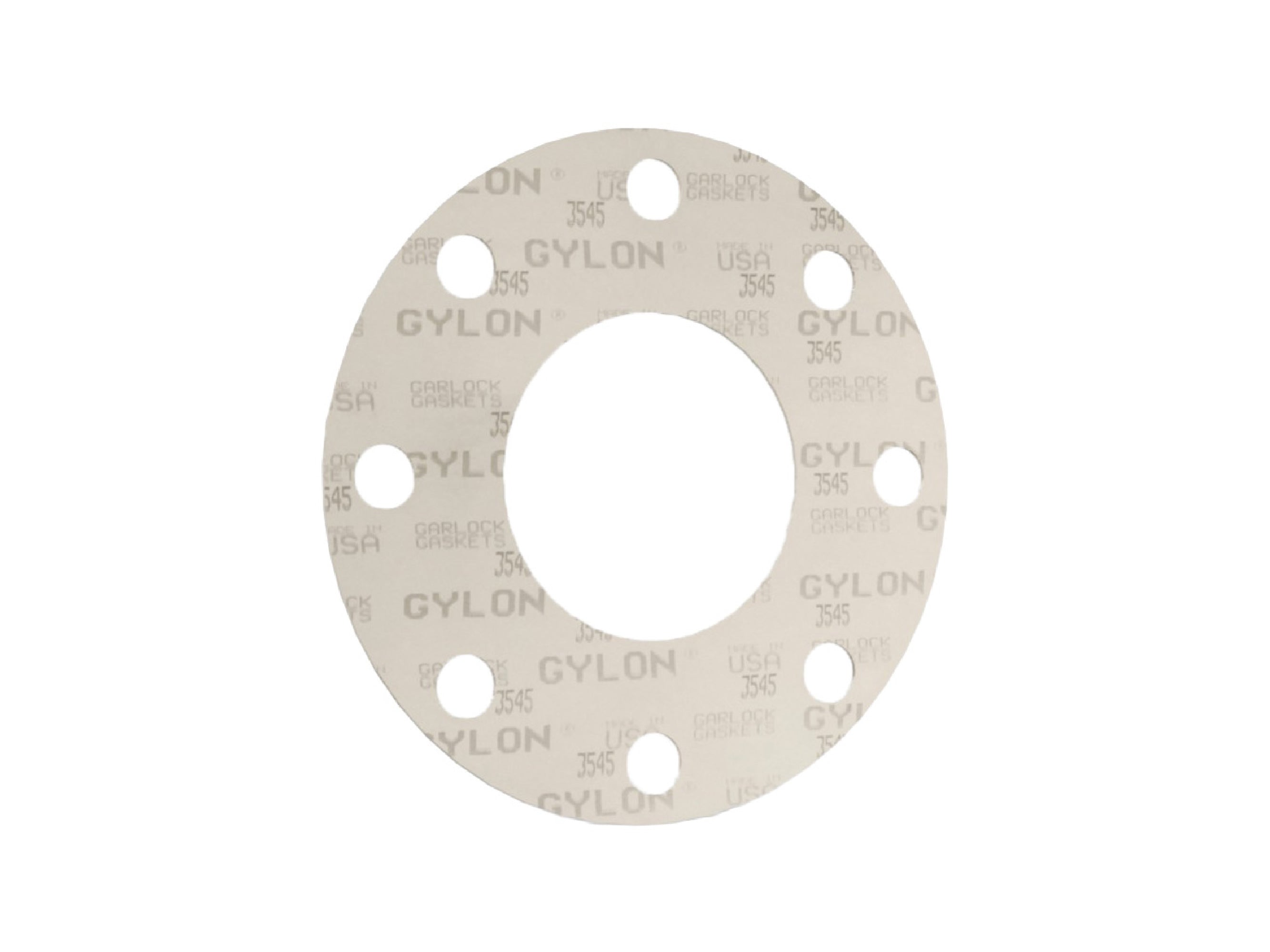 3545 GYLON® Garlock Full Face Gasket Microcellular PTFE with Rigid PTFE Core