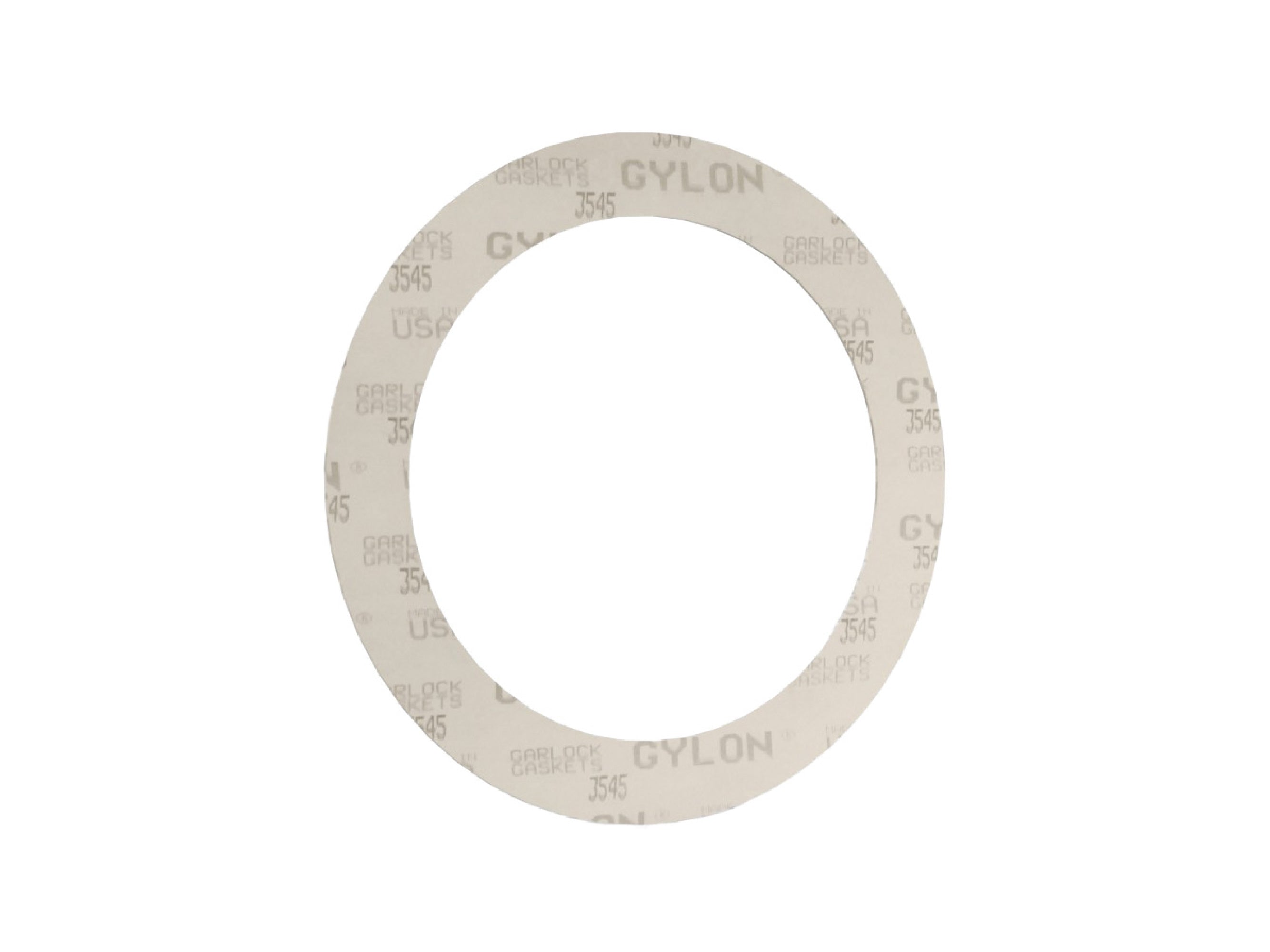 3545 GYLON® Garlock Ring Gasket Microcellular PTFE with Rigid PTFE Core